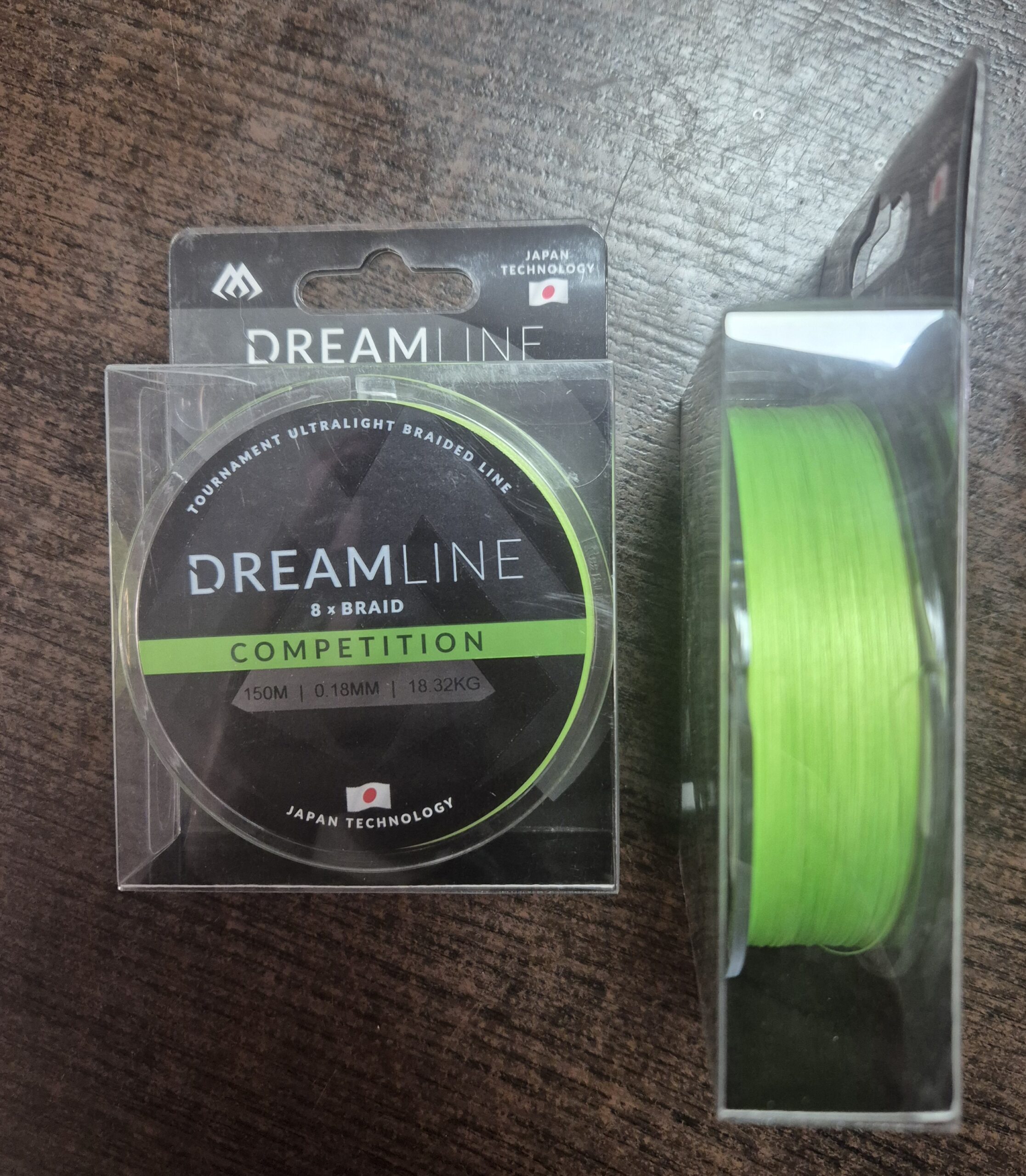 Plecionka 8-splotowa dream line competition 0,12mm 150m - fluo