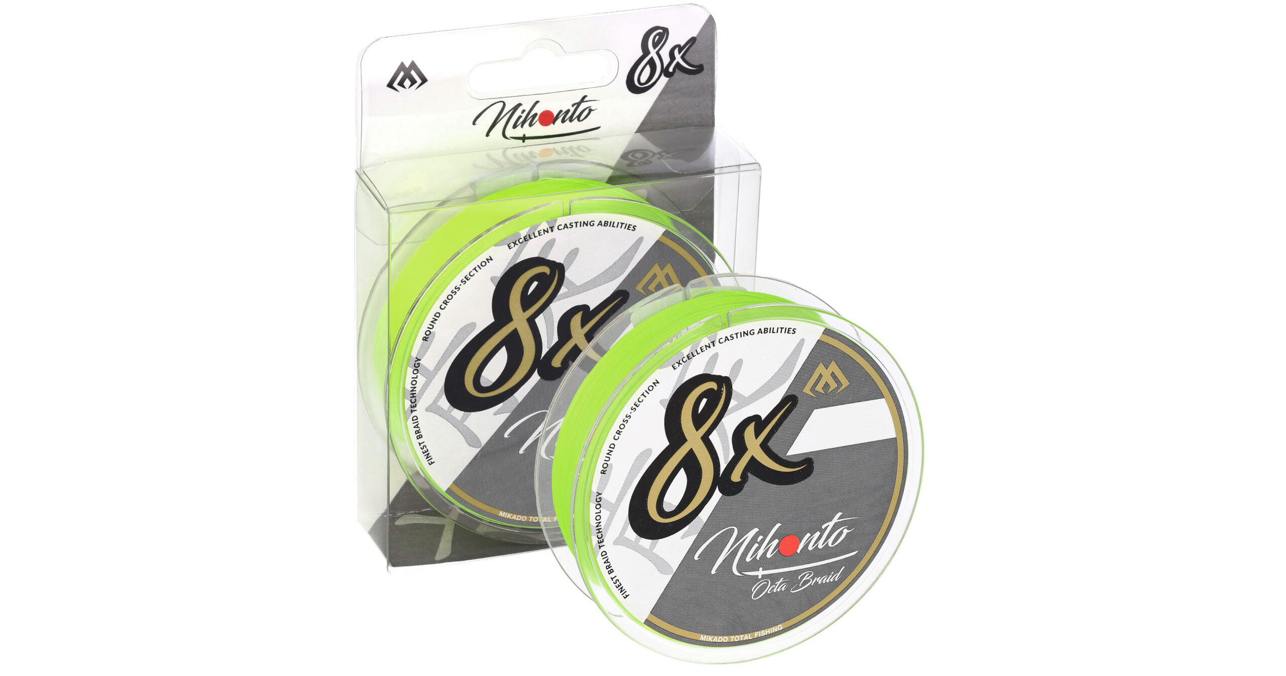 Plecionka 8-splotowa Nihonto Octa Braid 150m 0.12mm fluo