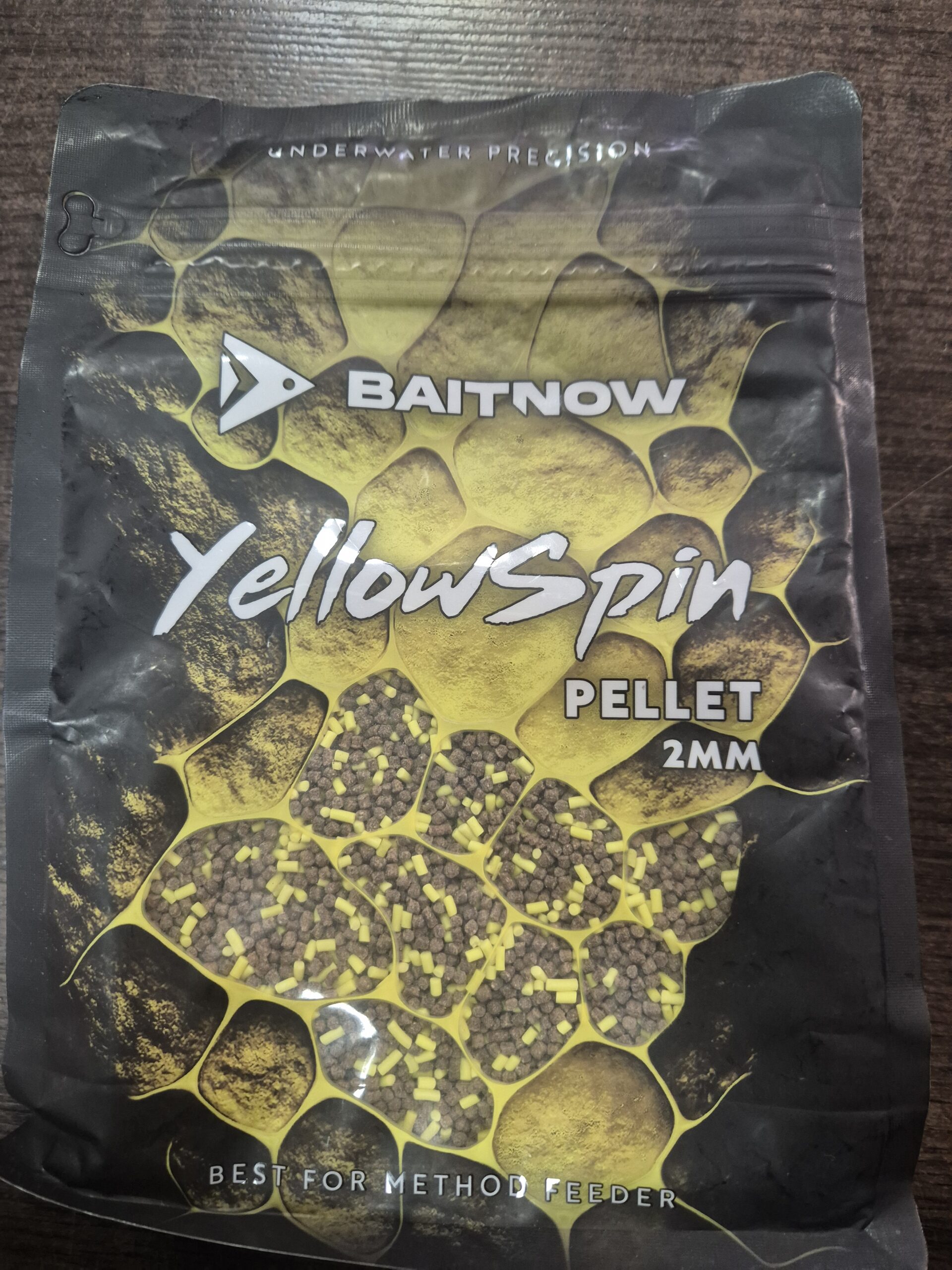 YELLOW SPIN pellet 800g 2mm - Baitnow (słodki halibut)